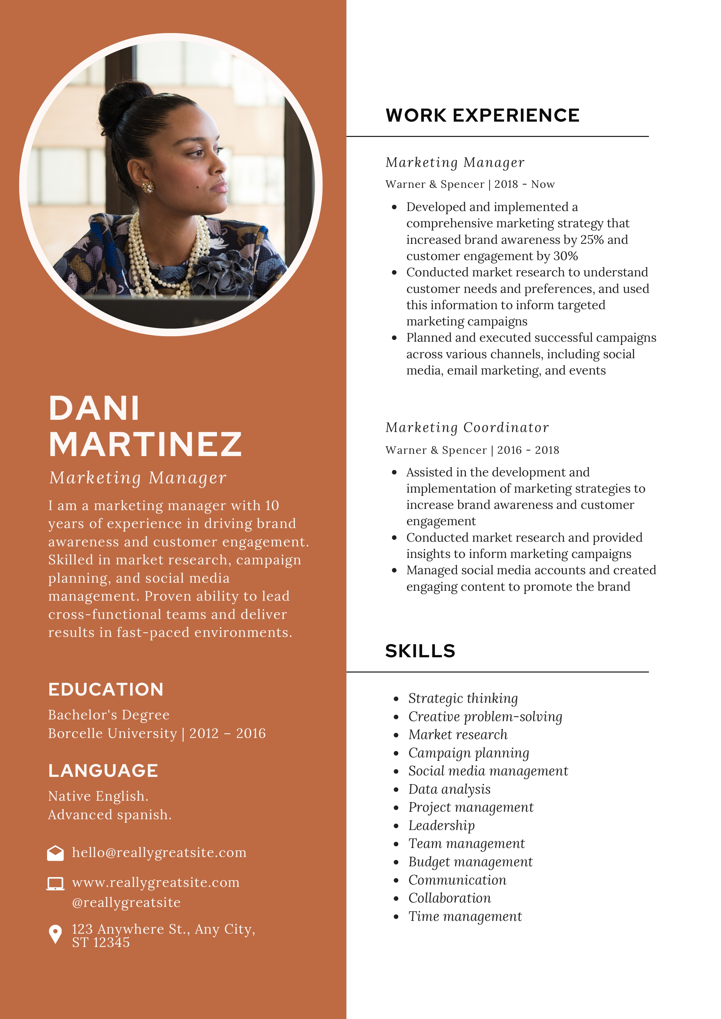 Resume Templates Preview